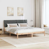 Bed Frame with Upholstered Headboard Brown 180 x 200 cm 3394384