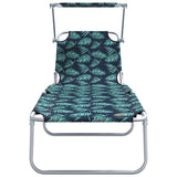 Sun Lounger Folding 2 pcs Green 58 x 188 x 77cm Polyester 42003067
