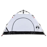 Camping Tent 2-Person White Blackout Fabric Quick Release 4004164