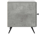 Bedside Cabinet Concrete Grey 43 x 34.5 x 50 cm Engineered Wood 895491