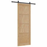 Sliding Door ORKDAL Brown 83 x 232 cm Solid Pine Wood 3333788
