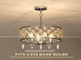 51 Crystallite Four-Bulb Chandelier - Silver-Tone T3398P425244