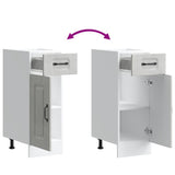 Kitchen Base Cabinet Kalmar Concrete Grey Engineered Wood 853461