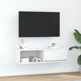 TV Cabinet White 100x31x25.5 cm Engineered Wood 861472