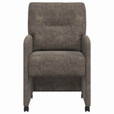 Dining Chairs with Wheels 2 pcs Dark grey 57 x 67 x 95 cm 42017845