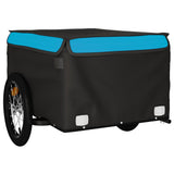 Bike Trailer Black and Blue 45 kg Iron 94086