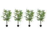 Artificial Bambo Tree 4 pcs Green 60 x 18 x 190 cm 42042060