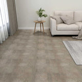 Self-adhesive Flooring Planks 55 pcs PVC 5.11 m Grey 324668