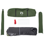 Camping Tent Dome 4-Person Green Quick Release 4004143