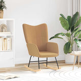 Rocking Chair Beige Sherpa Fabric 42001788