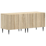 5 Piece LED TV Cabinet Sonoma Oak Engineered Wood 3416516