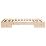 Bed Frame Brown 75 x 190 cm 873055
