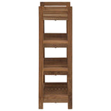 Bathroom Shelf Natural 45 x 30 x 97 cm Solid Teak Wood 42024277