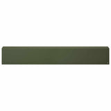 Garden Cover Profile 10 pcs 100 x 10 x 15 cm Steel Olive Green 8012913
