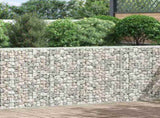 Trapezium Gabion Raised Bed Galvanised Steel 150x20x100 cm 145654