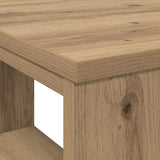Desk with Shelf Artisan Oak 90 x 50 x 75 cm Engineered Wood 869513