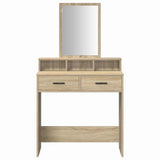 Dressing Table Sonoma Oak 79 x 41 x 140 cm Engineered Wood 865138