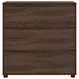 Storage Cabinet Brown Oak 80 x 31 x 81 cm Engineered Wood 888854