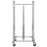 Tray Trolley with 32 GN Containers 75x55x162.5 cm Stainless Steel 4108072