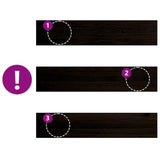 Stair Treads 16 pcs Brown Black 120x30x2 cm Solid Wood Oak 3283060