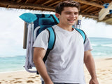 Folding Beach Chair Set of 2 for Adults, 4 Position Portable Backpack Foldable 92694643