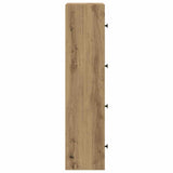 Bookcase Artisan Oak 40x24x102 cm Engineered Wood 860381