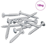 Screw 7792 pcs Silver 9.8 x 35 mm Iron 864480