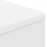 Electric Fireplace White 64 x 30 x 87 cm Engineered wood 8021103