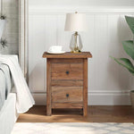 Nightstand Solid Mahogany Wood 40x30x51 cm 244487