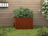 Planter 42x40x39 cm Corten Steel 821549