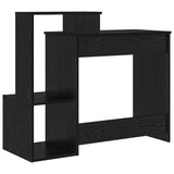 Desk with Drawer Black Oak 106 x 41 x 88.5 cm Engineered Wood 869467