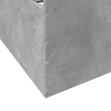 Bed Frame with Drawers without Mattress Concrete Grey 150x200 cm King Size 3280289