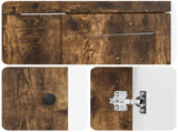Bathroom Furniture Set Smoked Oak 56 x 37.5 x 81 cm 3404129