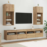 Wall-mounted TV Cabinet 40.5 x 30 x 90 cm Artisan Oak 882956