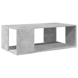 Coffee Table Concrete Grey 89,5x48x30 cm Engineered Wood 848153