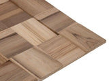 Wall Panel 11 pcs Natural 30 x 30 x 2 cm 42046459