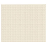 Weighted Blanket Light Cream 220x260 cm 11 kg Fabric 350820