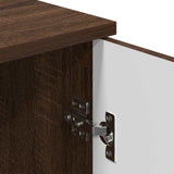 Bathroom Cabinet Wall-mounted Brown Oak 30 x 31.5 x 61 cm 883351
