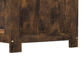 Storage Chest, Modern Storage Trunk with 2 Safety Hinges and Cut-out Handles, Wooden Toy Box for T3398P342476