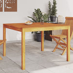 Garden Dining Table 110x110x75 cm Solid Wood Acacia 366369