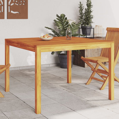 Garden Dining Table 110x110x75 cm Solid Wood Acacia 366369