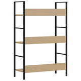 288219 3-Layer Book Shelf Oak 60x27,6x90,5 cm Engineered Wood