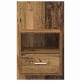Bedside Cabinet 2 pcs Old Wood 50 x 32.5 x 80cm Engineered Wood 880495