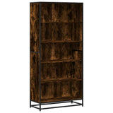 Bookcase Smoked Oak 80.5x35x170.5 cm Engineered Wood 3300857