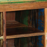 Shoe Cabinet Brown 110 x 35 x 40 cm Solid Reclaim wood 4019627