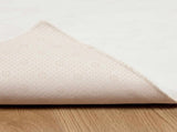 Anti-Slip Faux Rabbit Fur Rug OLITE Cream 140 x 200 cm 42021659