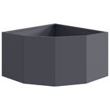 Corner Planter Anthracite 60 x 60 x 35 cm Steel 883642