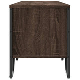 TV Cabinet Brown Oak 180x34x41 cm Engineered Wood 848593