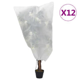Plant Fleece Covers with Drawstring 12 pcs 70 g/m 0.8x1.2 m 3203547