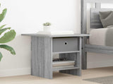 Bedside Table 2 pcs Grey Sonoma 41 x 40 x 45 cm Engineered Wood 8000447